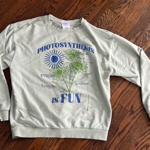 Photosynthesis crewneck size large